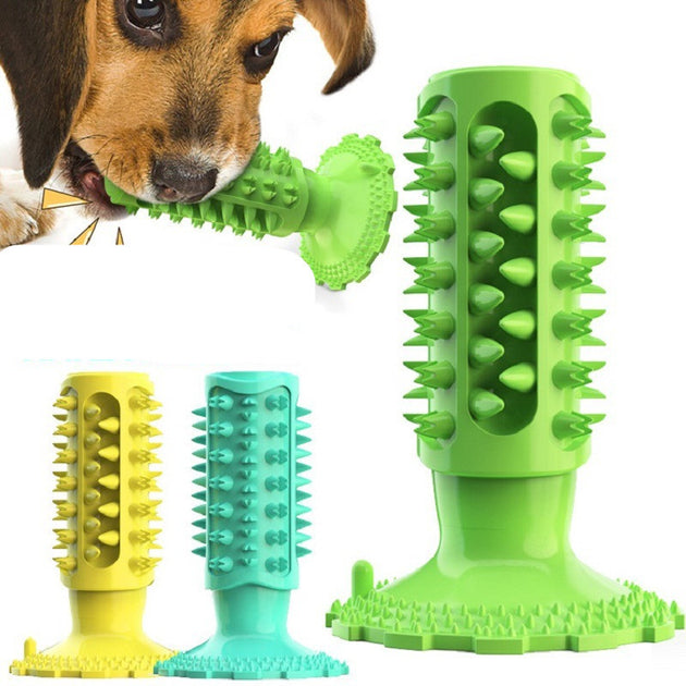 Teeth Cleaning Dog Toothbrush Sucker