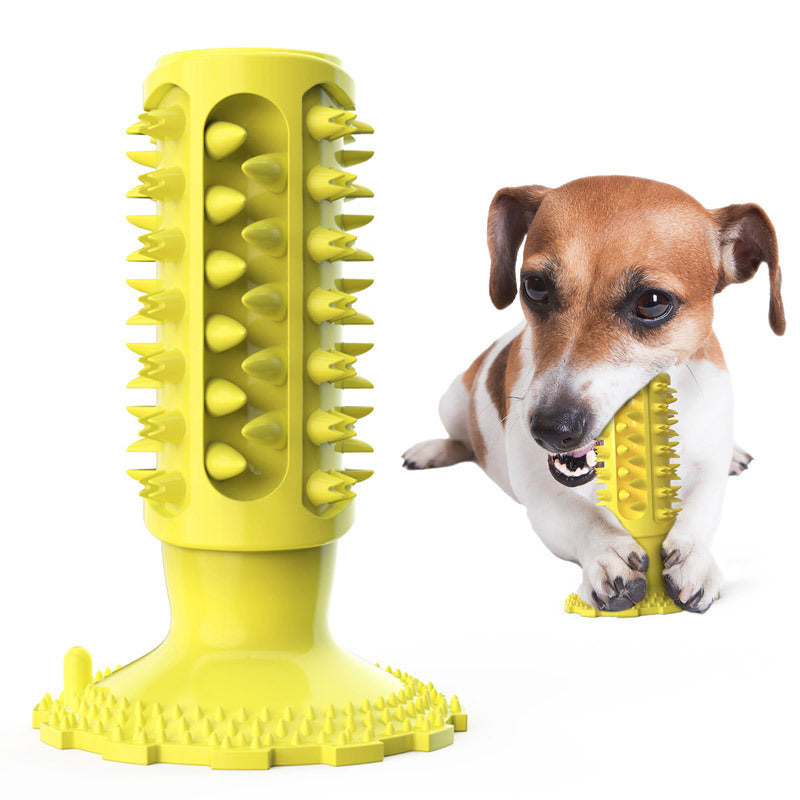 Teeth Cleaning Dog Toothbrush Sucker