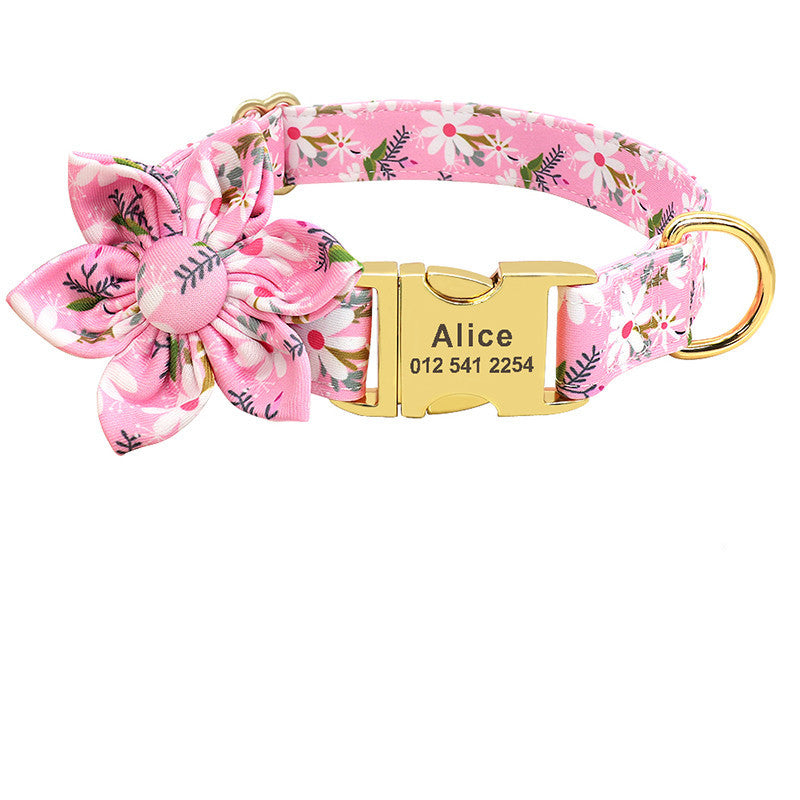 Fashion Printed Dog Collar Personalized