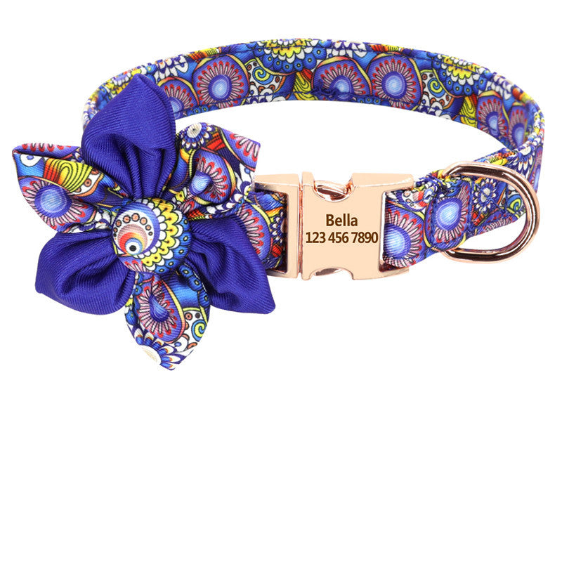 Fashion Printed Dog Collar Personalized