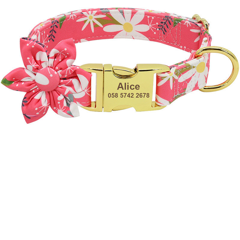 Fashion Printed Dog Collar Personalized