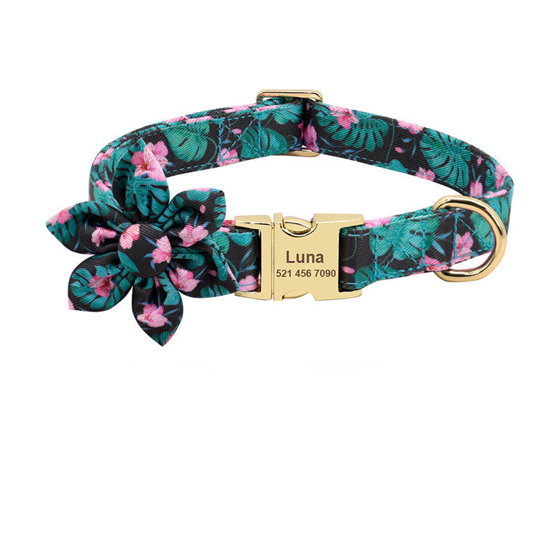 Fashion Printed Dog Collar Personalized