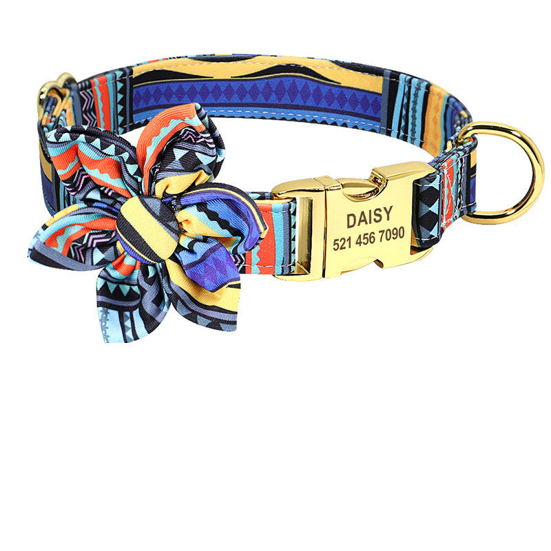 Fashion Printed Dog Collar Personalized