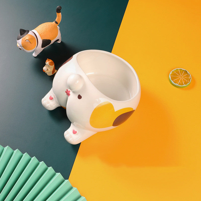 Pet Bowl Cat Bowls Dog Feeding