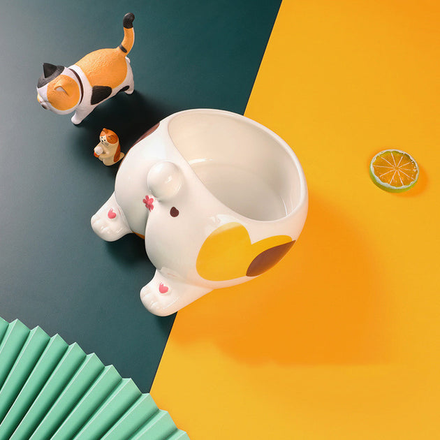 Pet Bowl Cat Bowls Dog Feeding
