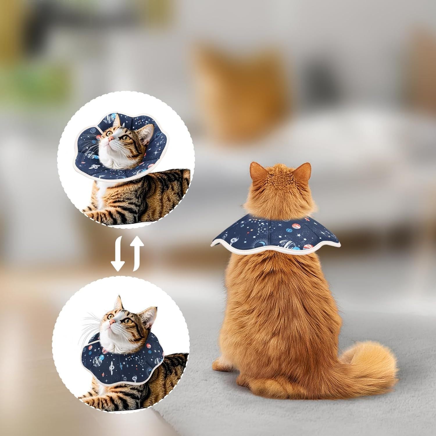 Cat Cone Collar Soft Cat Recovery Collar
