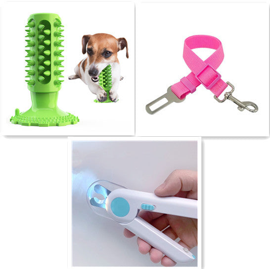 Teeth Cleaning Dog Toothbrush Sucker