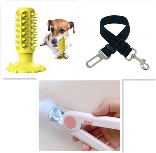 Teeth Cleaning Dog Toothbrush Sucker