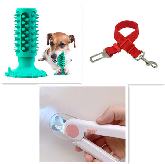 Teeth Cleaning Dog Toothbrush Sucker