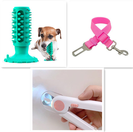Teeth Cleaning Dog Toothbrush Sucker