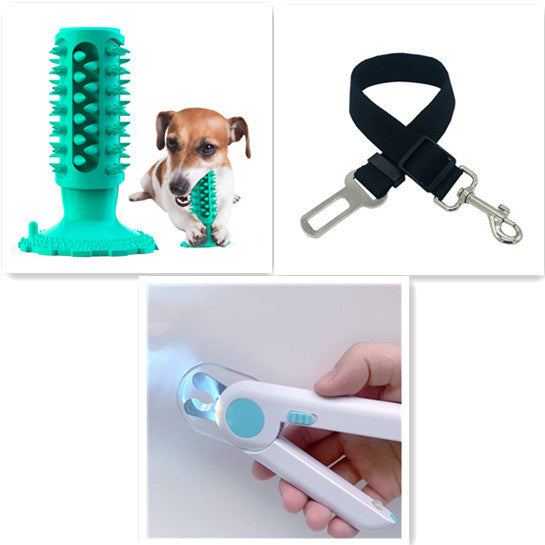 Teeth Cleaning Dog Toothbrush Sucker