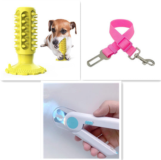 Teeth Cleaning Dog Toothbrush Sucker