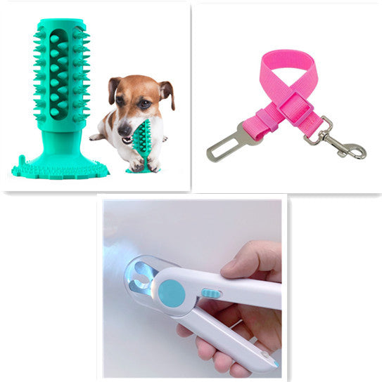 Teeth Cleaning Dog Toothbrush Sucker