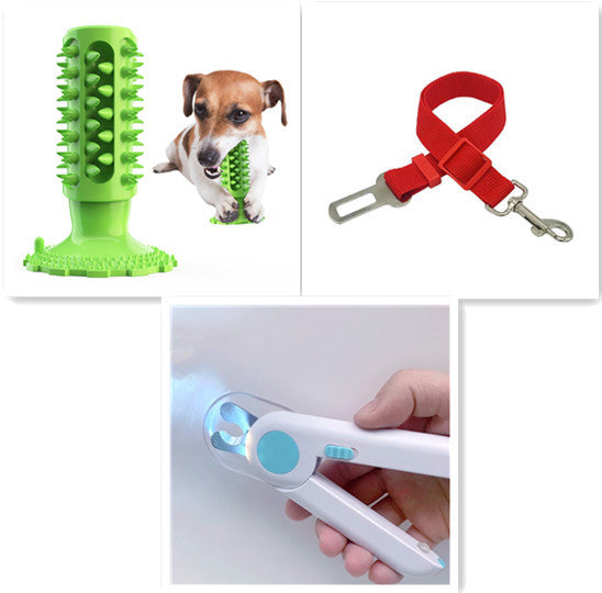 Teeth Cleaning Dog Toothbrush Sucker