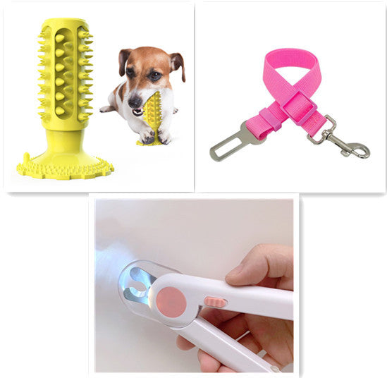 Teeth Cleaning Dog Toothbrush Sucker