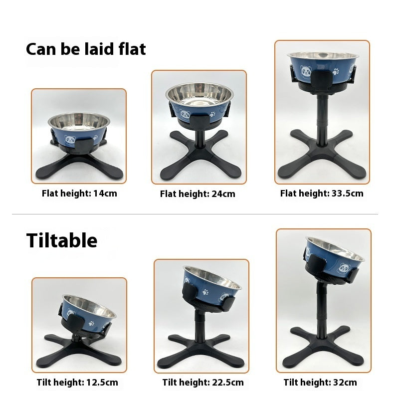 Pet Dog Bowl Bracket Lifting