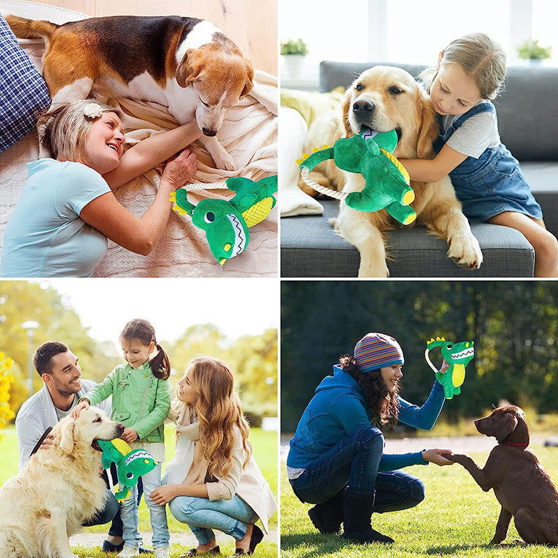 Dog Plush Sounding Chew Toy