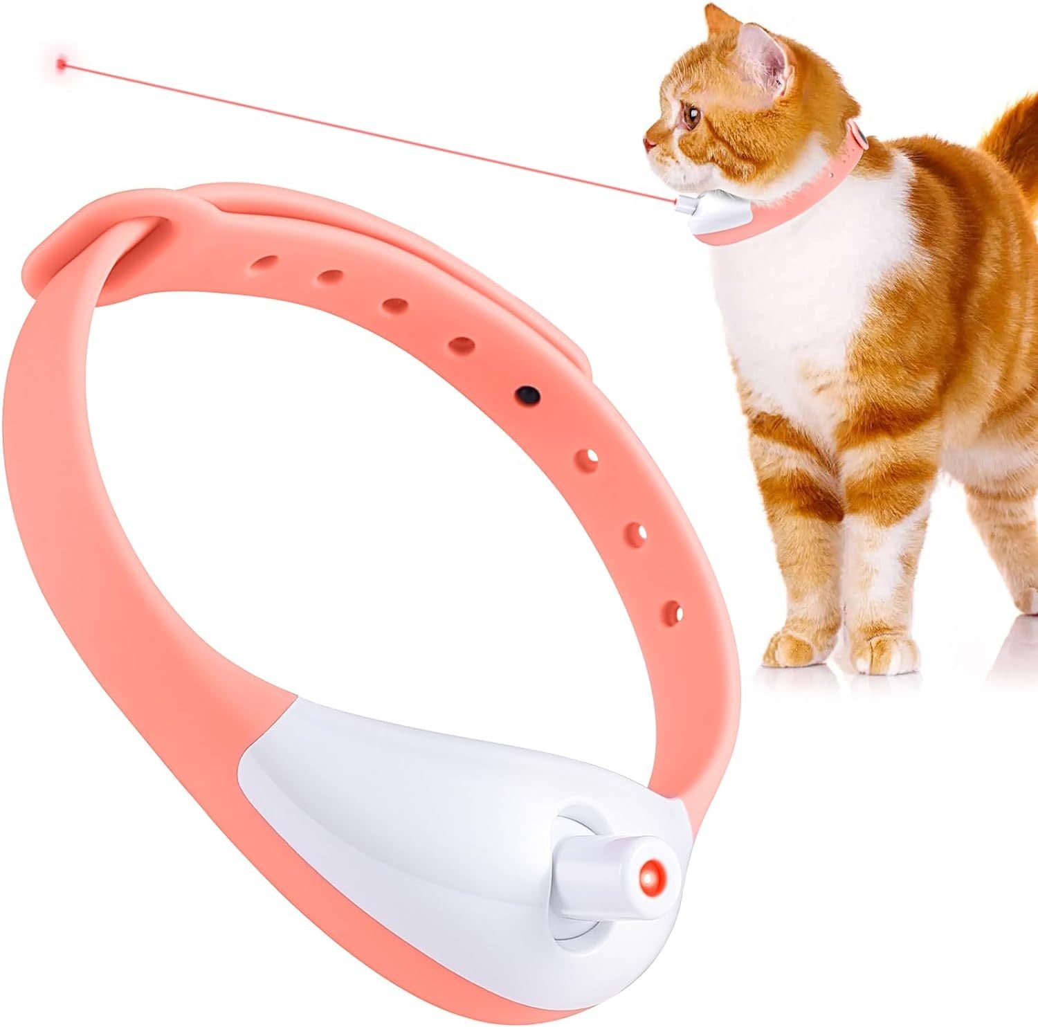 Wearable Automatic Cat Toys With LED