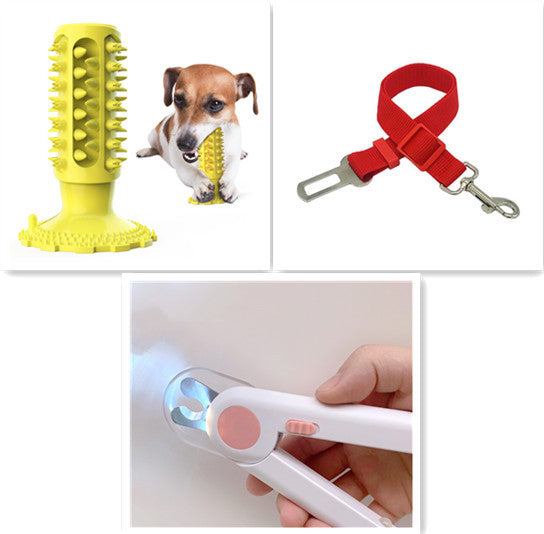Teeth Cleaning Dog Toothbrush Sucker
