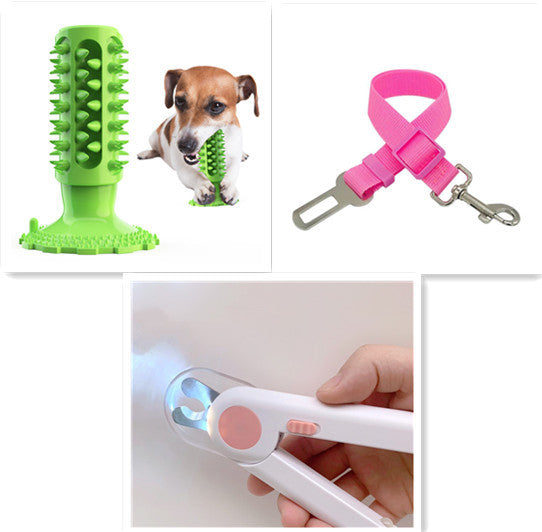 Teeth Cleaning Dog Toothbrush Sucker