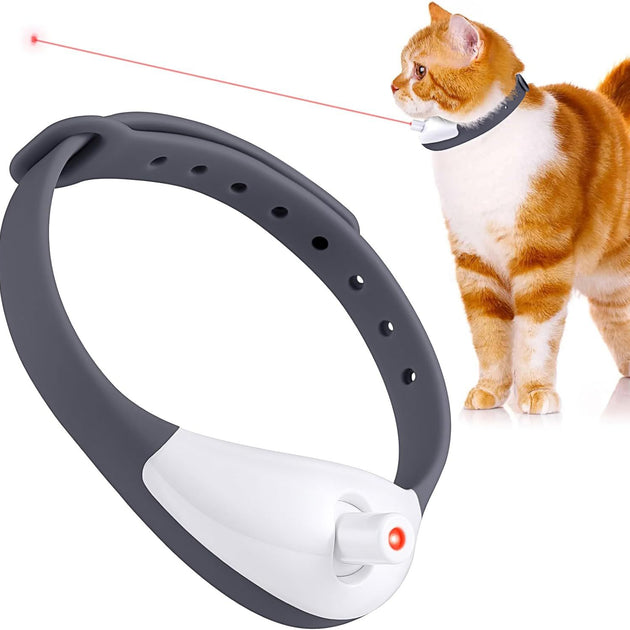 Wearable Automatic Cat Toys With LED